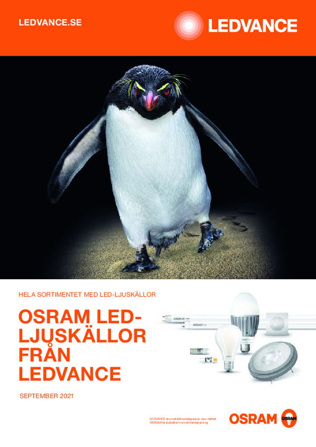 OSRAM LED-LJUSKÄLLOR FRÅN LEDVANCE