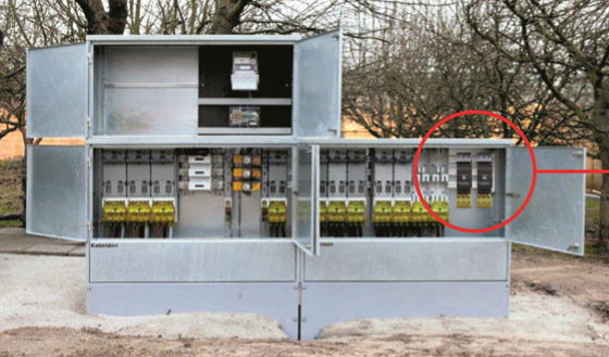 Effektbrytare för Kabeldon IP-system