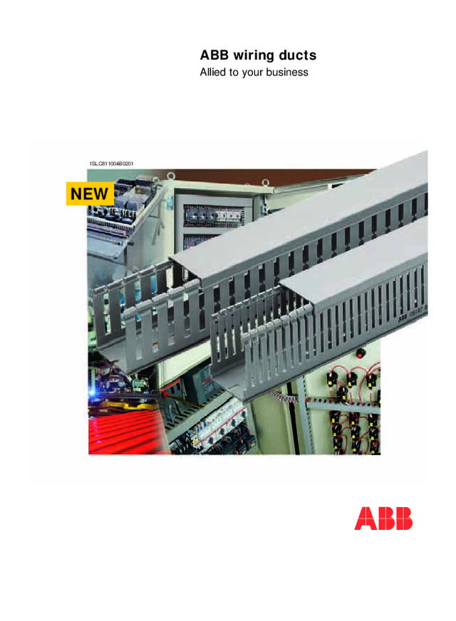 ABB Wiring ducts