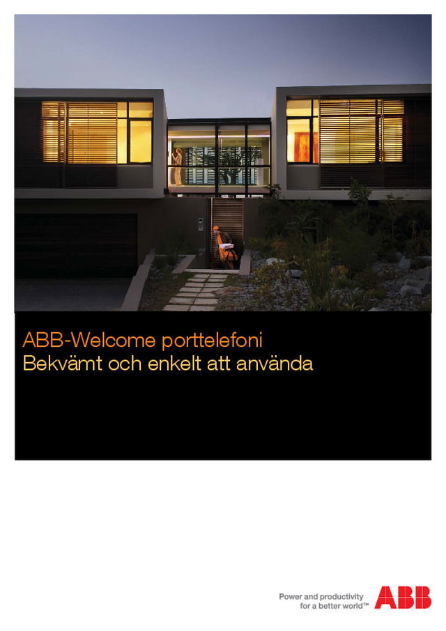 Welcome porttelefoni