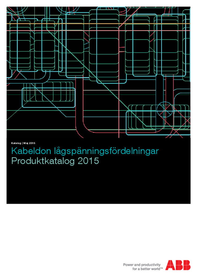 Kabeldon lågspänningsfördelningar
