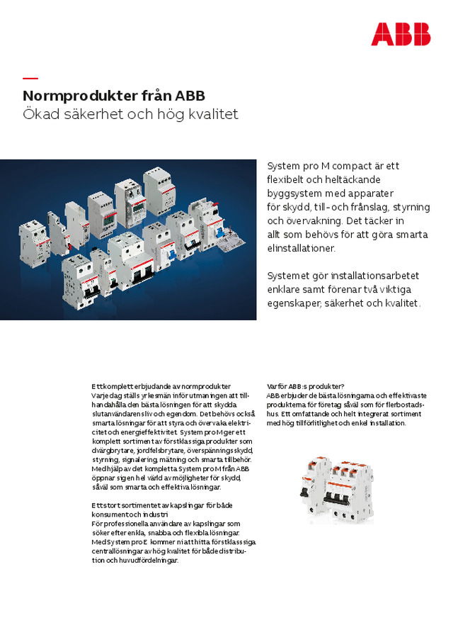 Normprodukter från ABB