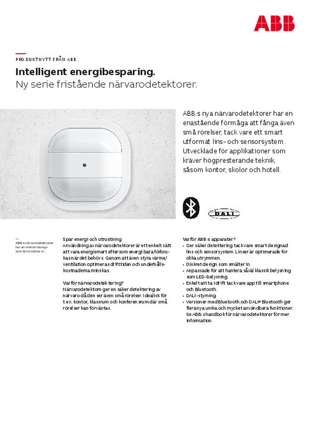 Närvarodetektorer 2019