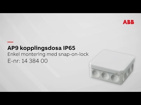 AP9 kopplingsdosa IP65
