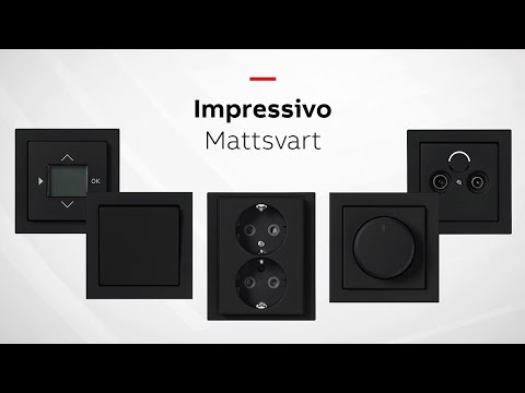 Impressivo, mattsvart