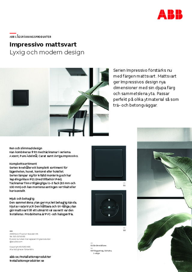 Impressivo mattsvart