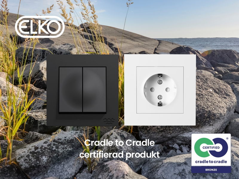 ELKO Plus erhåller miljöcertifikatet Cradle to Cradle