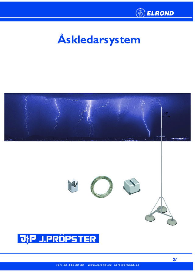 Åskledarsystem