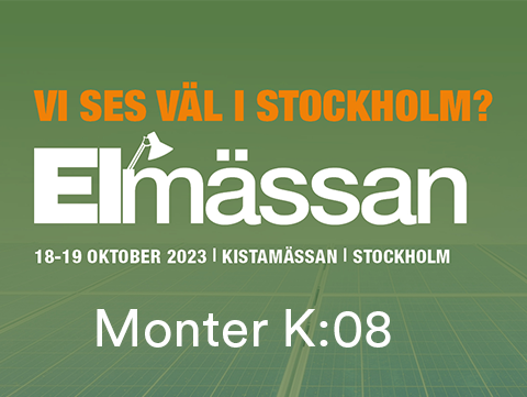 Vi ses väl på Elmässan i Stockholm?