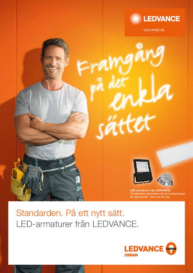 De nya LED-armaturerna från LEDVANCE