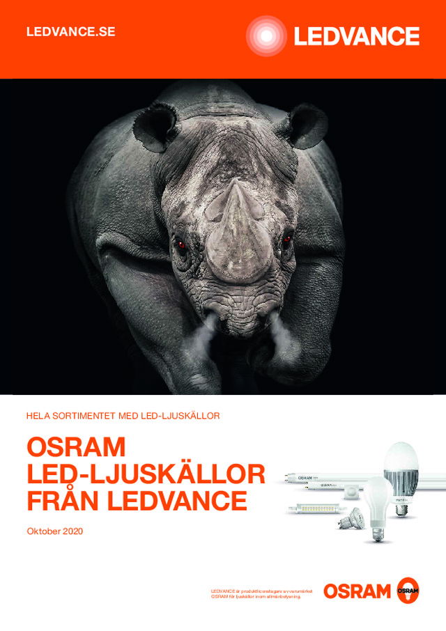 OSRAM LED-LJUSKÄLLOR FRÅN LEDVANCE
