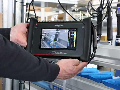 Nyhet! Megger MPAC-128 akustisk bildkamera