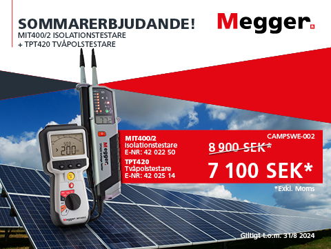 Sommarerbjudande från Megger!