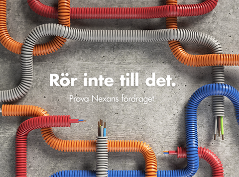 N-tligen N-line – Fördragna kablar i rör