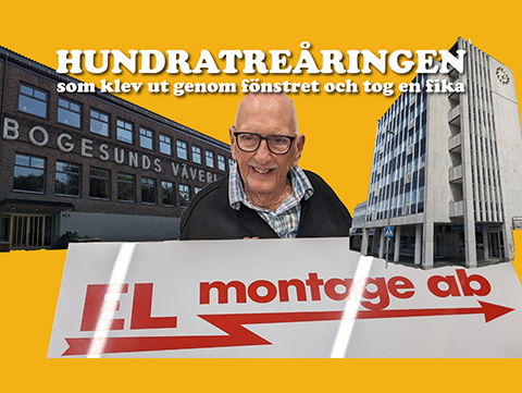 103-åriga elektrikern som klev ut genom fönstret och tog en fika