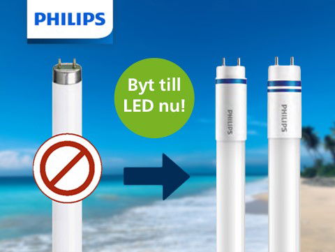 Hej sommaren, hejdå konventionella lysrör!