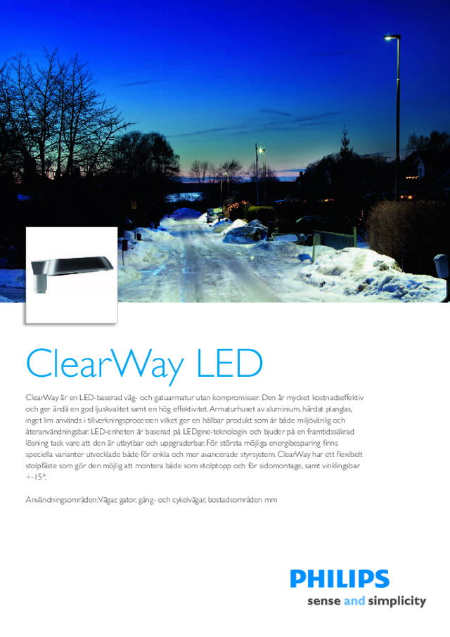 Philips ClearWay LED