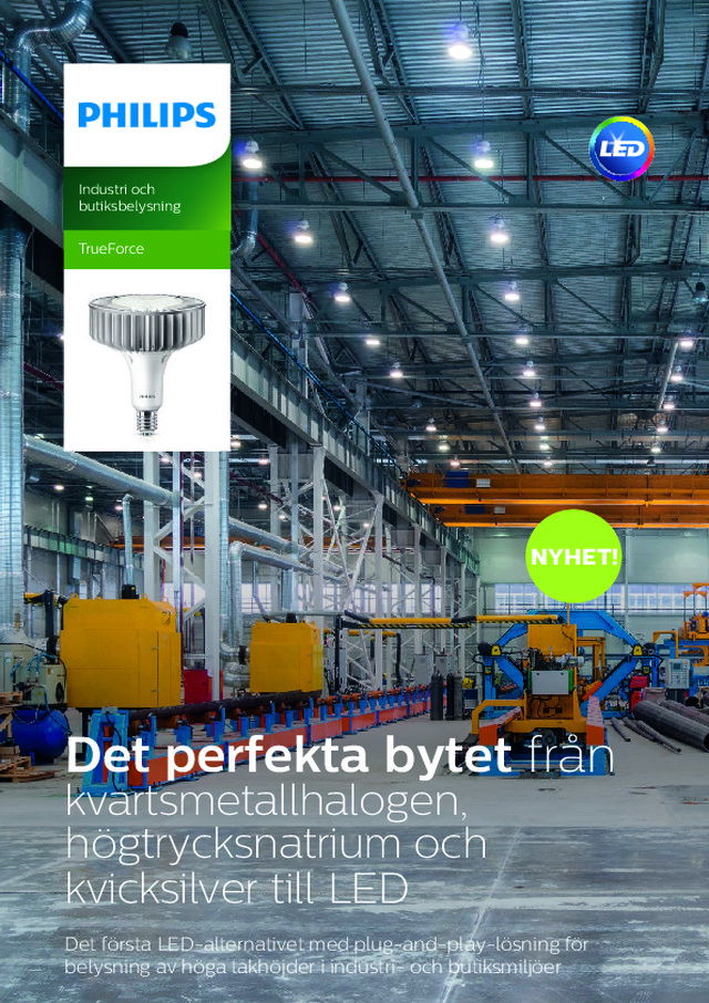 Trueforce INdustri och butiksbelysning