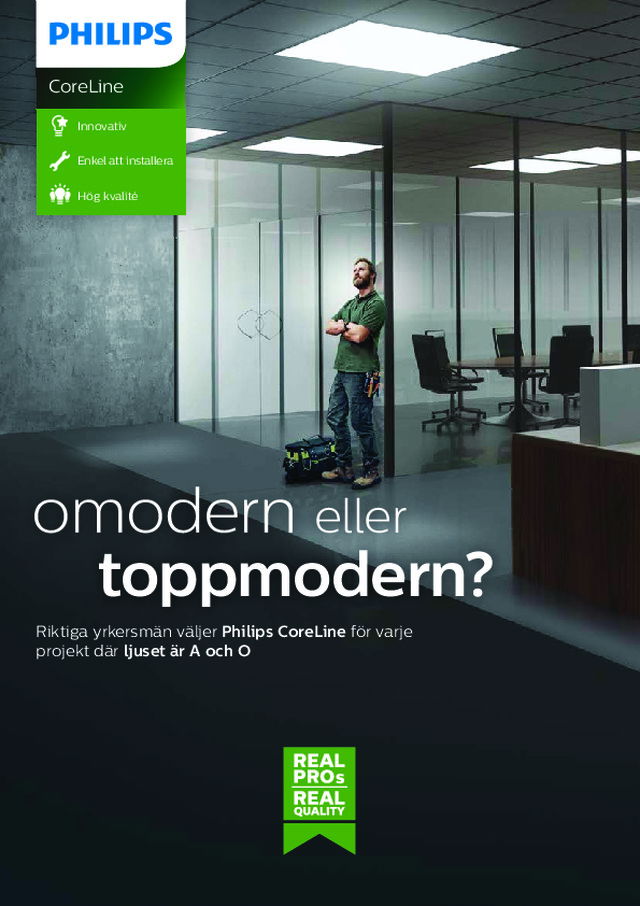 CoreLine - Omodern eller toppmodern?