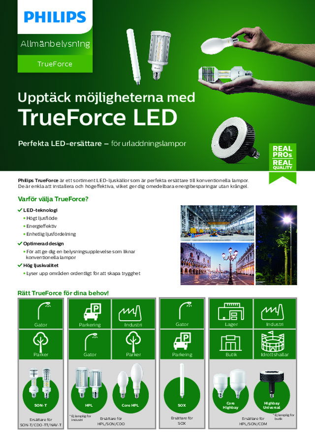 Upptäck möjligheterna med TrueForce LED
