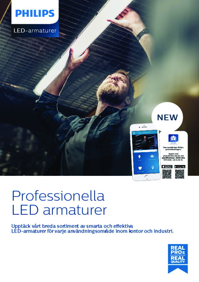 Professionella  LED armaturer