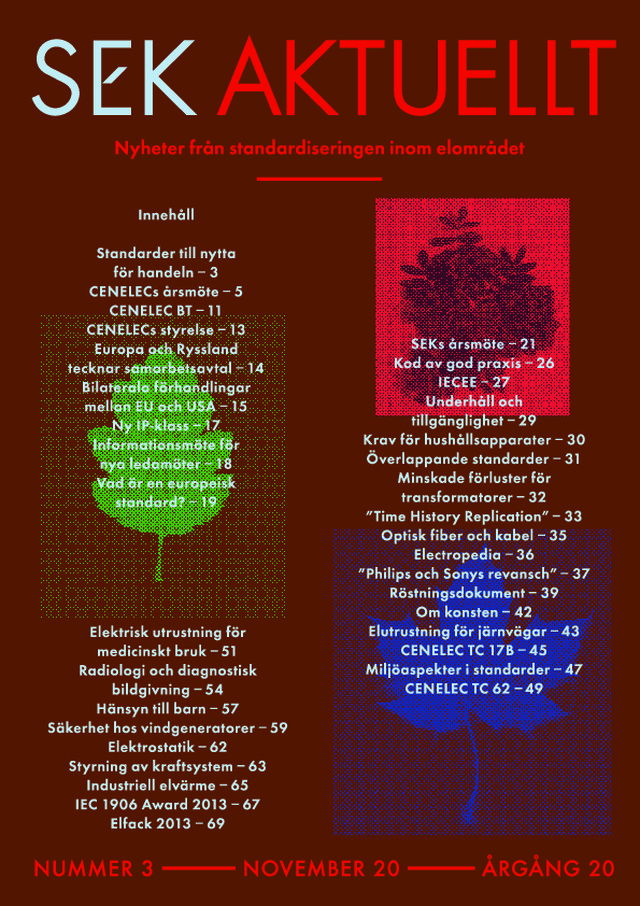 SEK Aktuellt nr. 3, november 2013, årgång 20