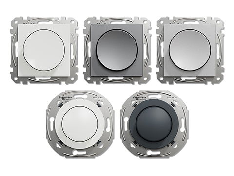 Vriddimrar för installation med och utan neutralledare