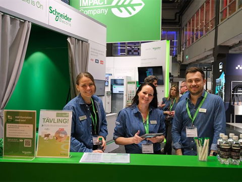 Schneider Electric presenterar innovativa energilösningar på Elmässan Stockholm 18–19 oktober