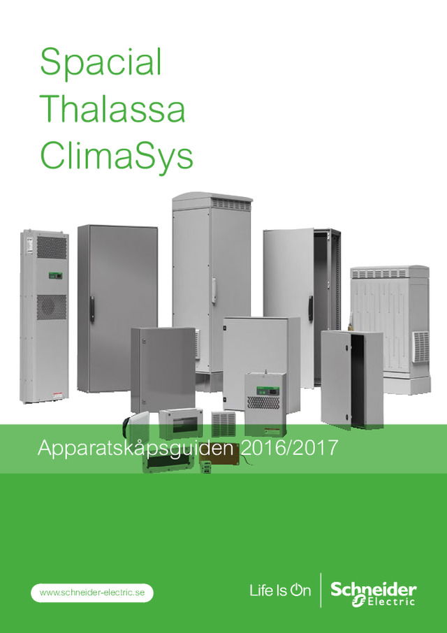Schneider Electric apparatskåp 2016