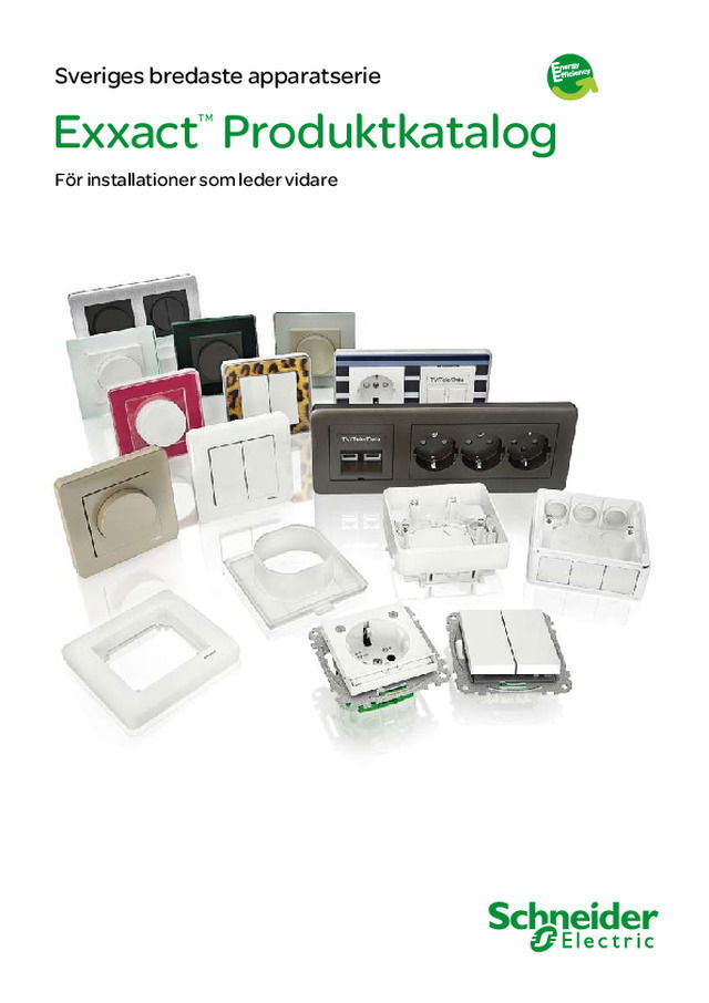 Schneider Electric Exxact apparatserie