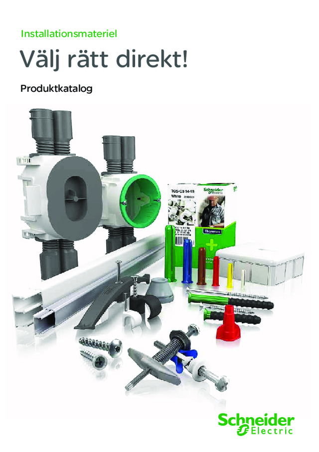 Schneider Electric Installationsmateriel - Välj rätt direkt!
