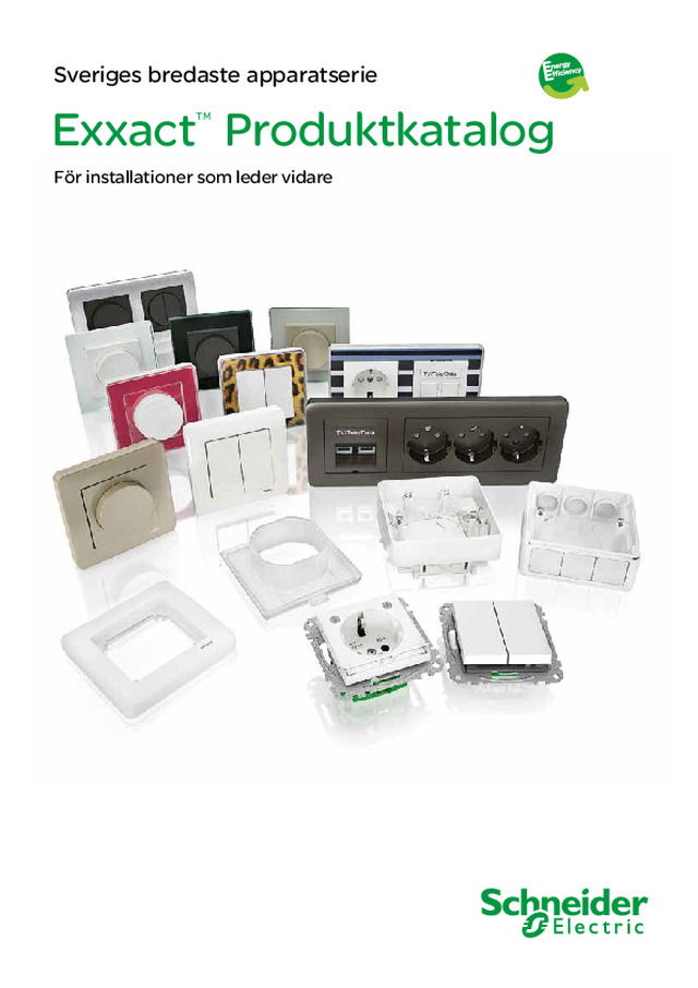 Schneider Electric ExxactTM Produktkatalog