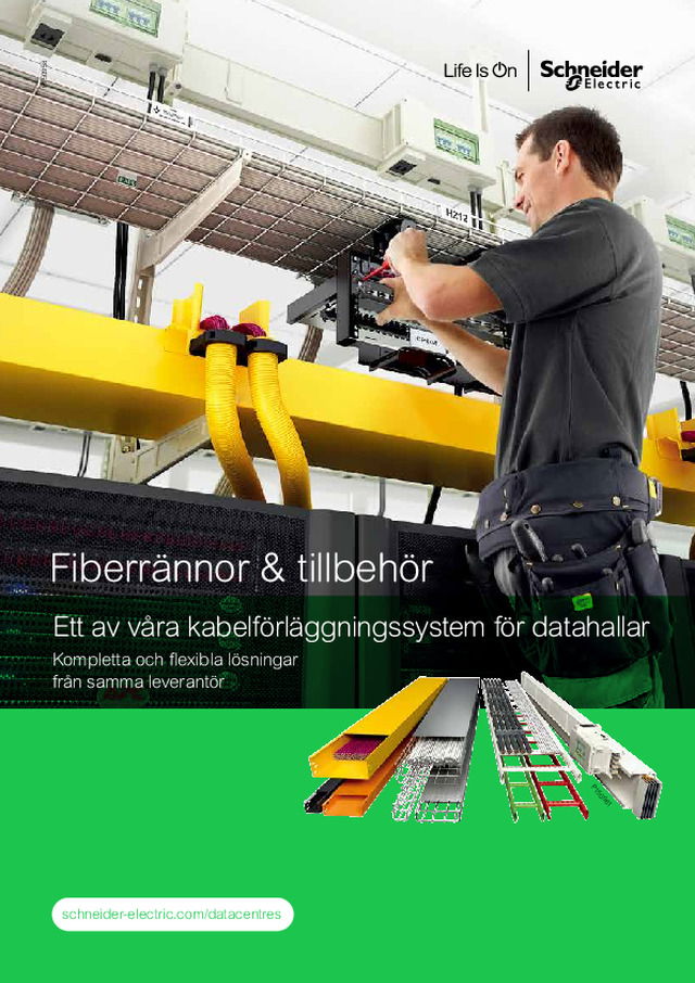 Fiberrännor och tillbehör