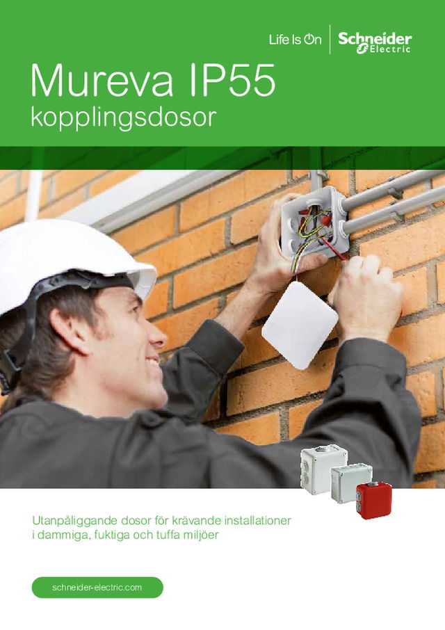 Mureva IP55 kopplingsdosor