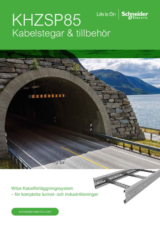 KHZSP85 Kabelstegar & tillbehör