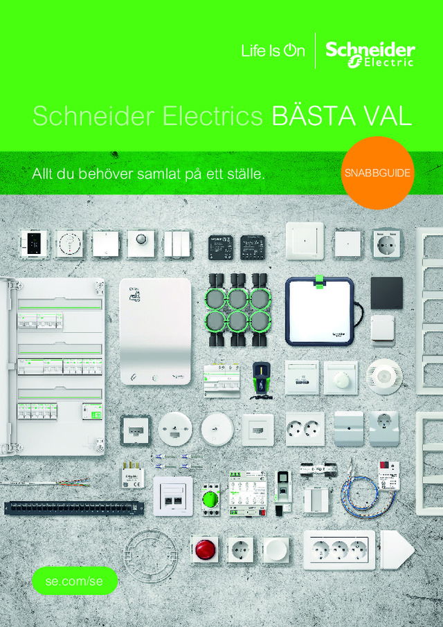 Schneider Electrics BÄSTA VAL