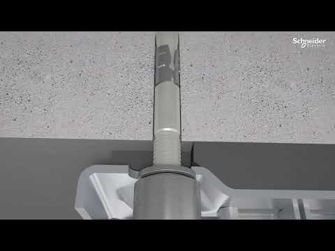 Användning av expanderbult TEX från Schneider Electric