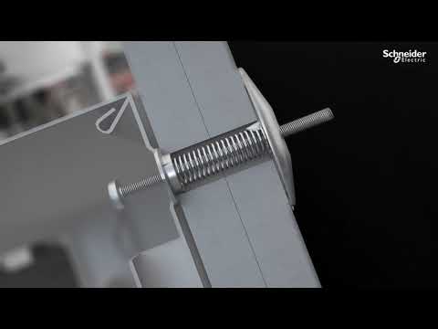 Användning av skivfäste PLATTI från Schneider Electric