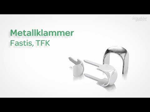 Användning av metallklammer fastis från Schneider Electric