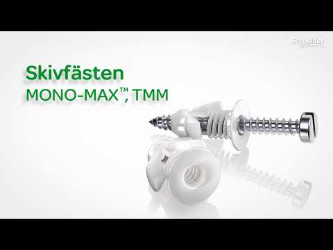 Användning av skivfäste MONO-MAX från Schneider Electric