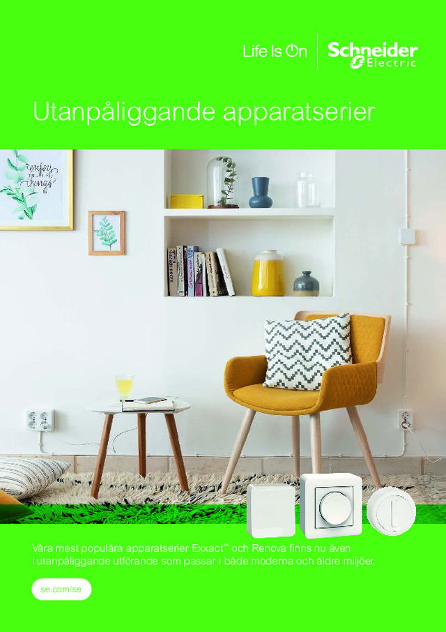 Utanpåliggande apparatserier