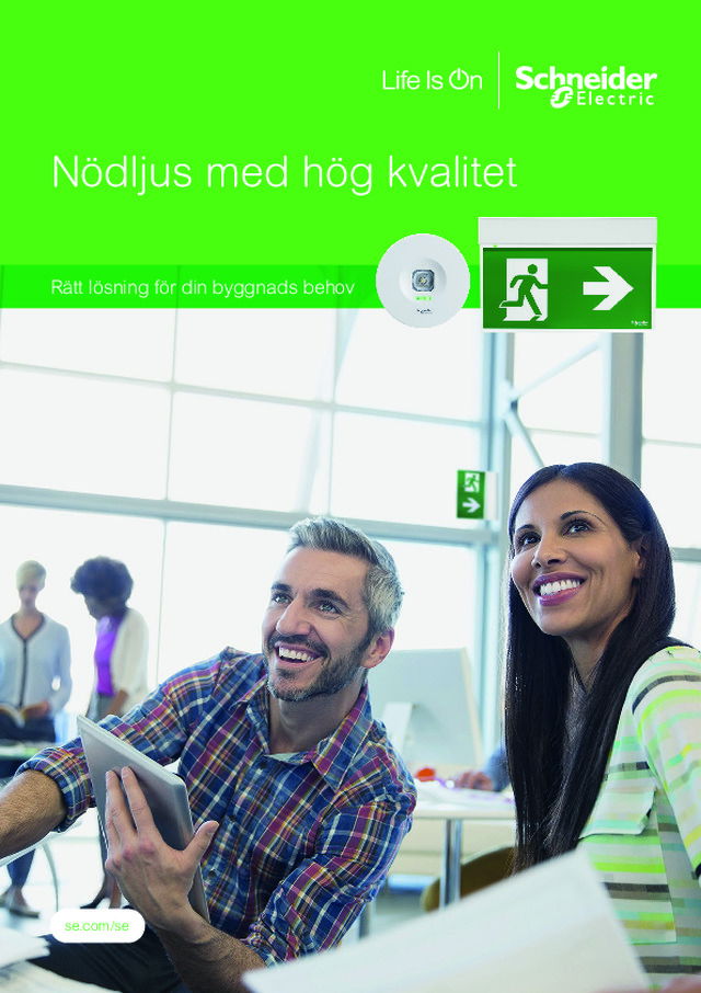 Nödljus med hög kvalitet