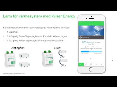 Energihantering, övervakning och styrning med Wiser Energy