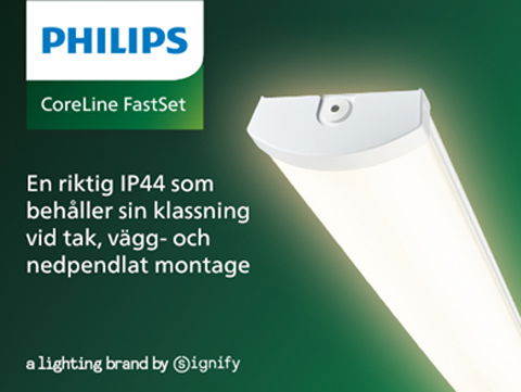 CoreLine FastSet IP44 – den perfekta LED-ersättaren