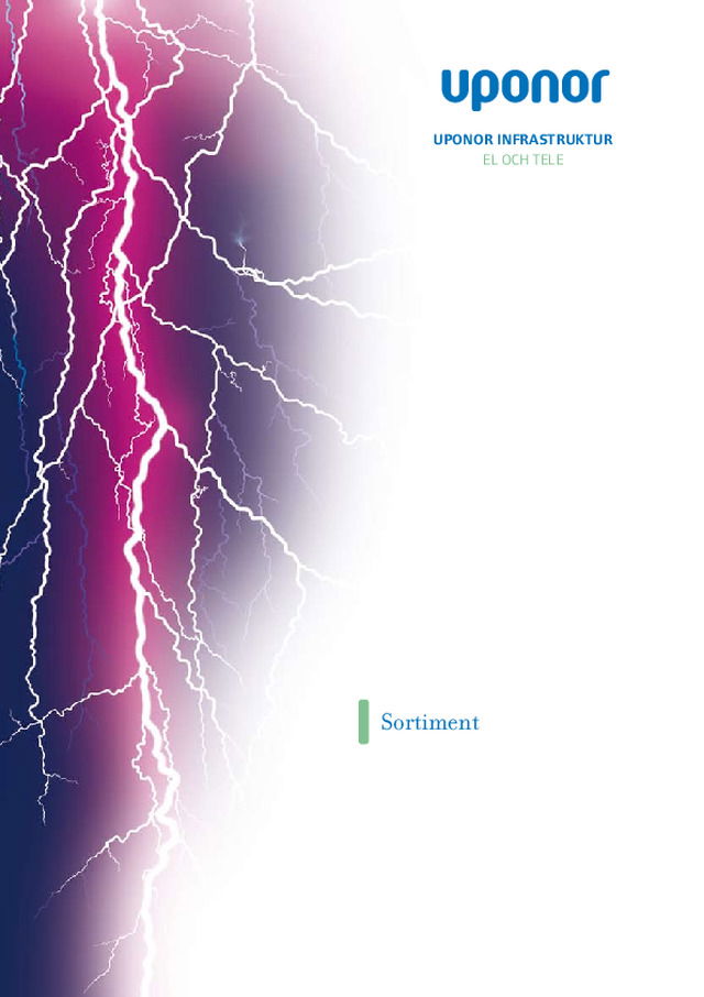 Uponor El och Tele sortiment