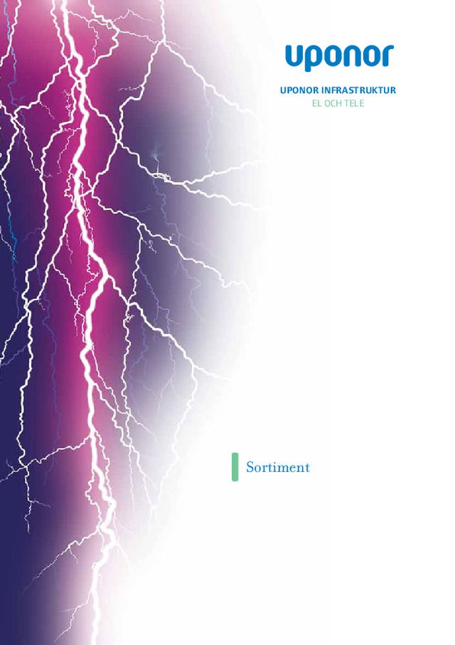 Uponor El och Tele sortiment