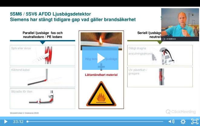 Voltimum avancerar: Siemens - Dagens lösningar med säkringsfria apparater