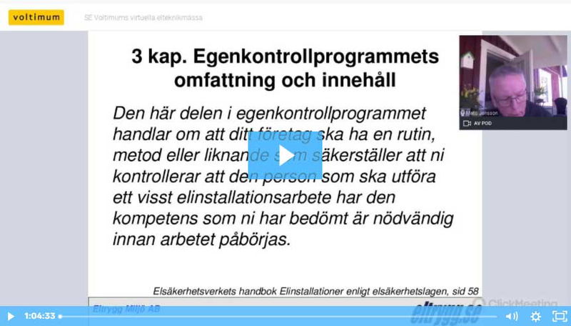 Elinstallatör för regelefterlevnad