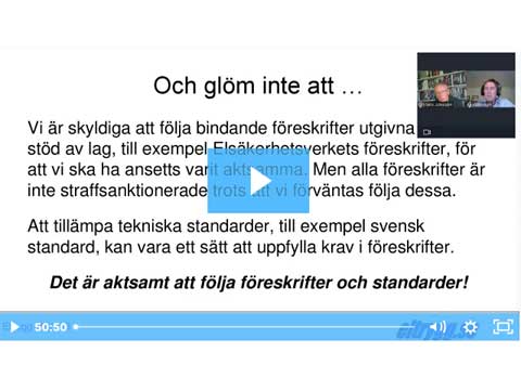 Eltrygg: Känner du till straffbestämmelserna i elsäkerhetslagen (2016:732)?