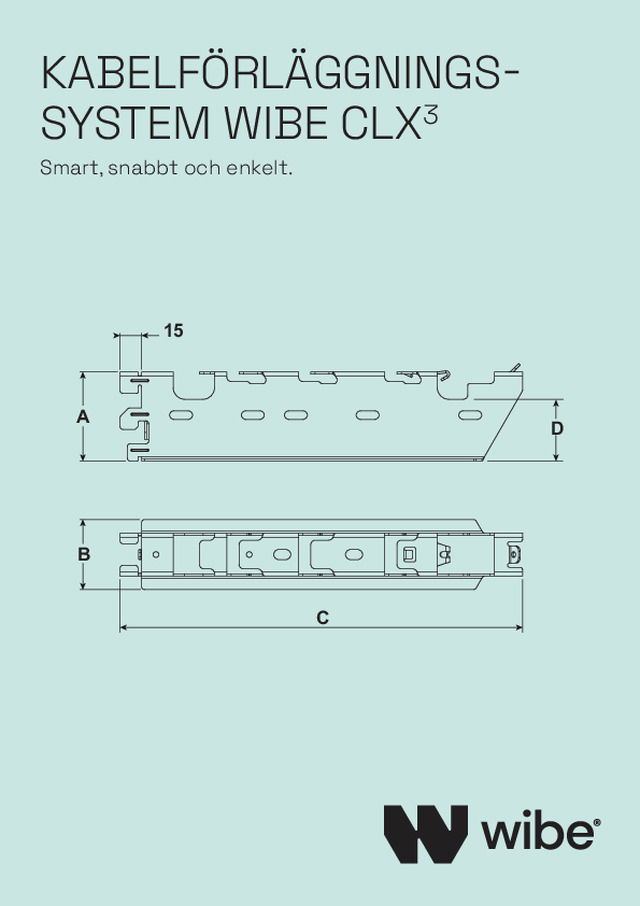 Kabelförläggningssystem CLX3